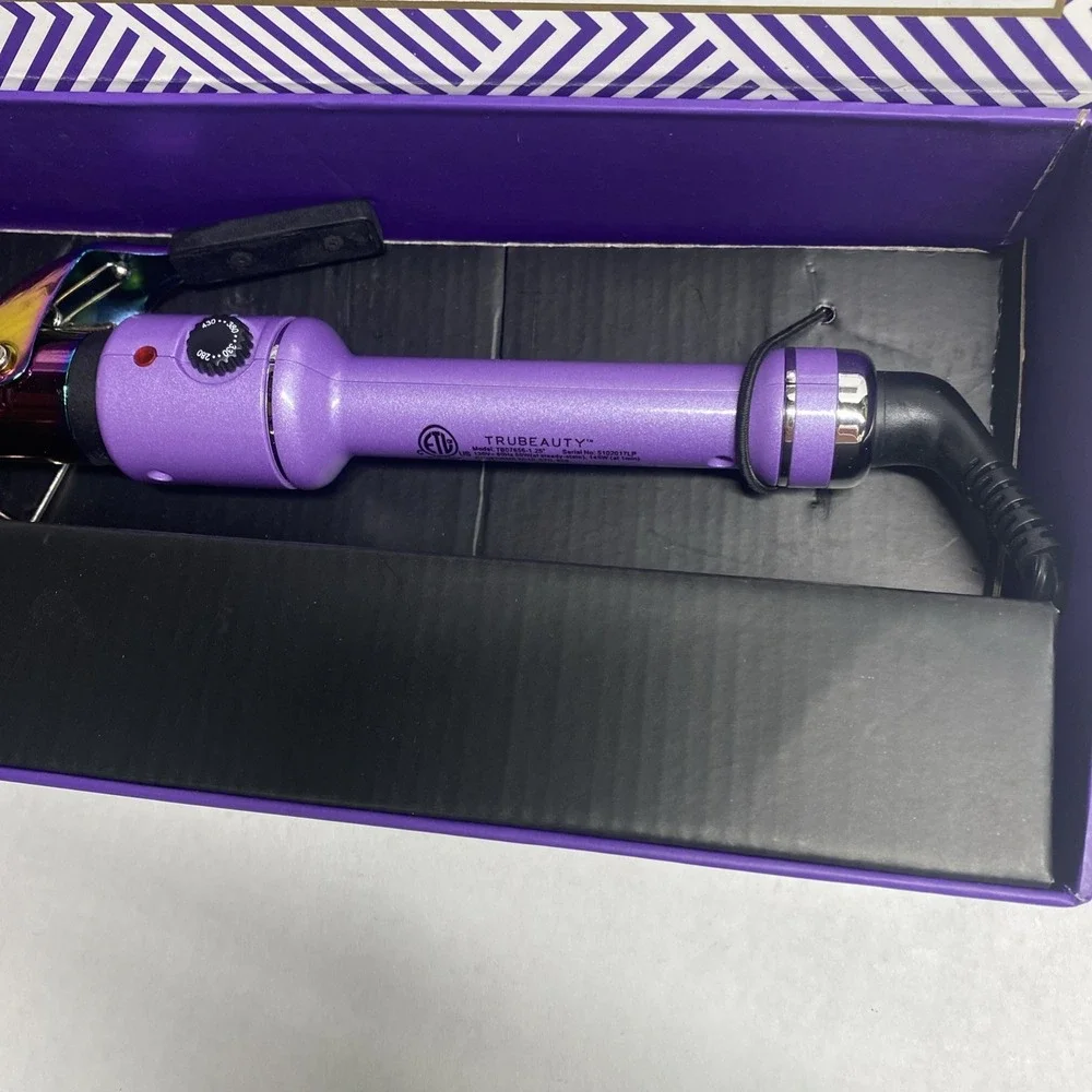 TruBeauty Professional Curling Iron 1 1/4in.  Hair Care Styling Tool